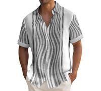 Men Shirt männer anzughemd männer Hemd leinen leinen Herren weisses Hemd Oktoberfest Hemd Herren sommerhemd Kurzarm boss Herren Hemd