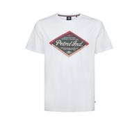 Men T-Shirt SS Classic Print Bright White 4XL