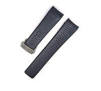 MENGKE Armband kompatibel mit Tag Heuer Grand Carrera Aquaracer Zubehör für Armbanduhr aus weichem Silikon mit Gummi-Uhrenarmband, 24mm With LOGO, Achat