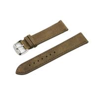 MENGKEG 18 19 20 Mm Uhrenarmband Aus Lederhaut 22 Mm 24 Mm Weich Schwarz Blau Braun Uhrenarmband Mit Armband Mit Schnellverschluss #E(Age green,24mm)