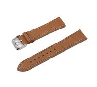 MENGKEG 18 19 20 Mm Uhrenarmband Aus Lederhaut 22 Mm 24 Mm Weich Schwarz Blau Braun Uhrenarmband Mit Armband Mit Schnellverschluss #E(Tan,18mm)
