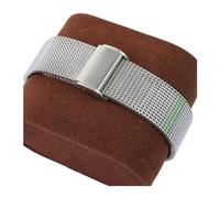 MENGKEG 18 Mm 20 Mm 21 Mm 22 Mm 24 Mm Kompatibel Mit Mailänder Uhrenarmbändern Schnellverschluss-Uhrenarmband Mesh Edelstahlarmband Armband Schwarz(Silver,21mm)