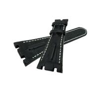 MENGKEG 28 Mm Handgefertigtes Uhrenarmband Aus Echtem Leder, Kompatibel Mit AP For Piguet Ersatzarmband Und Werkzeug(Black)