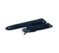 MENGKEG Handgefertigtes, Handgenähtes Uhrenarmband Aus Vintage-Leder, 20 Mm, 22 Mm, 24 Mm, Uhrenarmbänder Im Distressed-Look, Edelstahl, Polierte Schnalle(1,24mm)