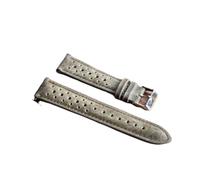 MENGKEG Handgefertigtes Uhrenarmband, Weiches Echtleder-Uhrenarmband, 18 Mm, 20 Mm, 22 Mm, 24 Mm, Poröses Belüftungsarmband, Ersatz, Kompatibel Mit Uhren(Green,20mm)