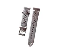 MENGKEG Lederarmband 18mm 19mm 20mm 22mm Uhrenarmband Armband Porös Uhrenarmbänder Herren Armbanduhren Band(Dark brown white,24mm)