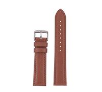 MENGKEG Lederarmband Modearmband Echtes Armband For Mann Und Frau 18 Mm 20 Mm 22 Mm 7 Farben(Brown,18mm)