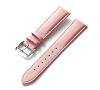 MENGKEG Uhren-Lederarmband for Herren und Damen, Business-Armband, Rot, Braun, Blau, 14 mm, 16 mm, 18 mm, 20 mm, 22 mm, 24 mm, Leder-Uhrenzubehör(Pink,18mm)