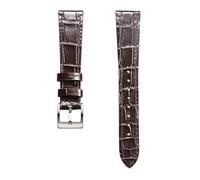 MENGKEG Uhrenarmbänder, blau, Schnellverschluss, Alligatorprägung, Ersatz for Uhrenarmband 18 mm, 19 mm, 20 mm, 21 mm, 22 mm(Brown,22mm)