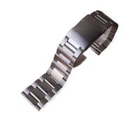 MENGKEG Uhrenarmband Armbänder 18 Mm 20 Mm 22 Mm 24 Mm 26 Mm 28 Mm 30 Mm Herren-Edelstahl-Uhrenarmbänder Kompatibel Mit Diesel Schwarz Silber Massives Metall(Silver,24mm)