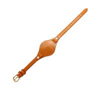 MENGKEG Uhrenarmband Aus Echtem Leder 8m Kleiner Uhrengürtel Kompatibel Mit Fossil ES4119 ES4176 ES3262 3077 Uhrenarmbänder Armbanduhrenband Mit Matte(Yellow,8mm gold clasp)