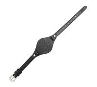 MENGKEG Uhrenarmband Aus Echtem Leder 8m Kleiner Uhrengürtel Kompatibel Mit Fossil ES4119 ES4176 ES3262 3077 Uhrenarmbänder Armbanduhrenband Mit Matte(Black,8mm silver clasp)