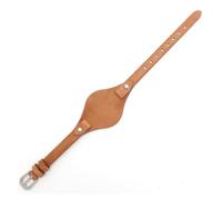 MENGKEG Uhrenarmband Aus Echtem Leder 8m Kleiner Uhrengürtel Kompatibel Mit Fossil ES4119 ES4176 ES3262 3077 Uhrenarmbänder Armbanduhrenband Mit Matte(Light brown,8mm silver clasp)