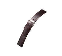 MENGKEG Uhrenarmband Aus Ölwachs-Rindsleder For Damen Und Herren, Weiches Echtlederarmband, 18 Mm, 19 Mm, 20 Mm, 21 Mm, 22 Mm, Gürtel, Armbänder(Dark Brown,20mm)