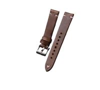 MENGKEG Uhrenarmband Mit Schnellverschluss, Vintage-Uhrenarmband Aus Echtem Leder For Männer Und Frauen, 19 Mm, 20 Mm, 22 Mm, 24 Mm, Ersatz-Uhrenzubehör(Coffee,22mm)