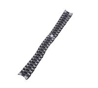 MENGXIU MENGKE 13mm 17mm 20mm 21mm Edelstahlarmband Herrenuhr Zubehör 20mm Kompatibel Mit Wasserdichtem Rolex Damenuhrenarmband(Silver,13mm)