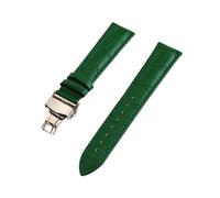 MENGXIU MENGKE Uhrenarmband Aus Echtem Leder Mit Krokoprägung, 12 Mm, 13 Mm, 14 Mm, 15 Mm, 16 Mm, 17 Mm, 18 Mm, 19 Mm, 20 Mm, 21 Mm, 22 Mm, 24 Mm(Green,22mm)
