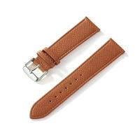 MENGXIU MENGKE Uhrenarmband, Palmendruck, obere Schicht, Kalbsleder, 18 mm, 20 mm, 22 mm, 24 mm, echtes Leder, Uhrenarmband, Zubehör, 23mm, Leder, Kein Edelstein