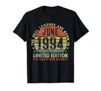 Mens 32nd Birthday Legends June 1996 Vintage 32 Years Old T-Shirt
