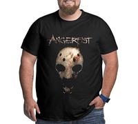 Men's Angerfist Graphic Cotton Short Sleve Tee T-Shirt Black 3XL