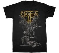 Men's Asphyx Death Across The West Death Metal Deat Doom New T-Shirt Black M