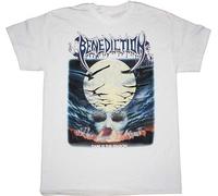 Men's Benediction Dark is The Season Death Thrower Solstice T-Shirt Size XL