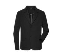 Men's Business Blazer Klassischer Sweatblazer in angenehmer French-Terry Qualität schwarz, Gr. XXL