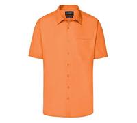 James & Nicholson Herren Kurzarmhemd JN644 - Orange | L