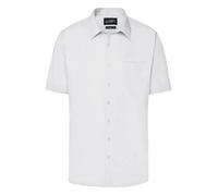 Men's Business Shirt Short-Sleeved Klassisches Shirt aus strapazierfähigem Mischgewebe weiß, Gr. M