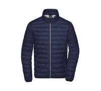 Men's Down Jacket Leichte Daunenjacke im klassischen Design blau/grau, Gr. M