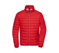 Daunenjacke "JN1140" - James & Nicholson Red/Silver L