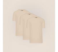 Men's Essentials Sand Shirt 3-PackBeige / 3XL