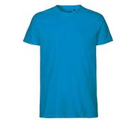Neutral Certified Responsibility T-Shirt Herren Fitted – Bio-Fairtrade-Baumwolle Saphirblau Größe S