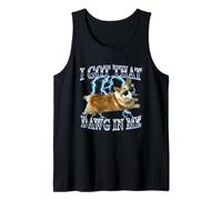 Mens Funny Heavy Metal Got That Dawg In Me Corgi Dog Lover Tank Top