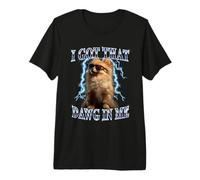 Mens Heavy Metal I Got that Dawg In Me Pomeranian Lover Premium T-Shirt