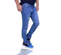 Men's Jeans Herren Jeans Slim Fit Style Blau Hose Stretchy (Light Blue, W28/L30)
