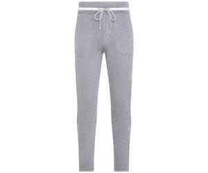 Men's Jog-Pants Sweat-Hose im modischen Design weiß/grau, Gr. M