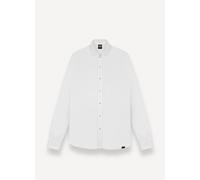 MENS KNITTED SHIRT WHITE L WHITE
