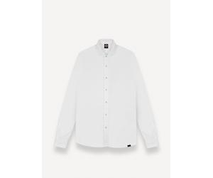 MENS KNITTED SHIRT WHITE L WHITE
