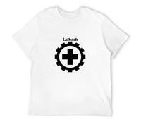 Mens Laibach T-Shirt Blackus,100% Cotton White 3XL