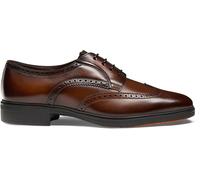 Men's leather Easy brogue laceup - Gr. UK_9 - in Weiß