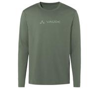 Vaude - Logo L/S T-Shirt - Longsleeve, Gr. L, oliv (Agave)