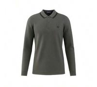 Men's Long Sleeve Polo Shirt Green