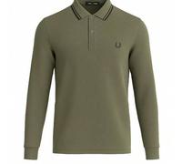Men's Long Sleeve Polo Shirt Green