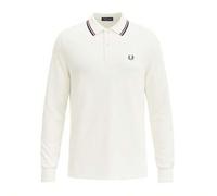 Men's Long Sleeve Polo Shirt White