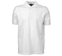 TJ1405 Tee Jays Herren Luxus dehnbares Polo kurzarm White 5XL