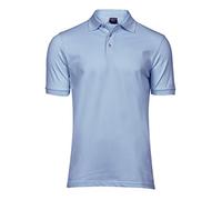 Tee Jays Luxury Stretch Polo-Light Blue-XL