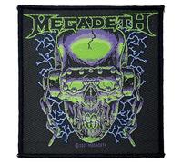 Men's Megadeth Vic Rattlehead Woven Patch Black