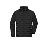Men's Modern Padded Jacket Leichte, modische Steppjacke aus recyceltem Polyester schwarz, Gr. XXL