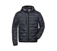 Men's Padded Jacket Gesteppte Jacke mit DuPont™ Sorona® Wattierung (nachwachsender, pflanzlicher Rohstoff) grau/braun, G